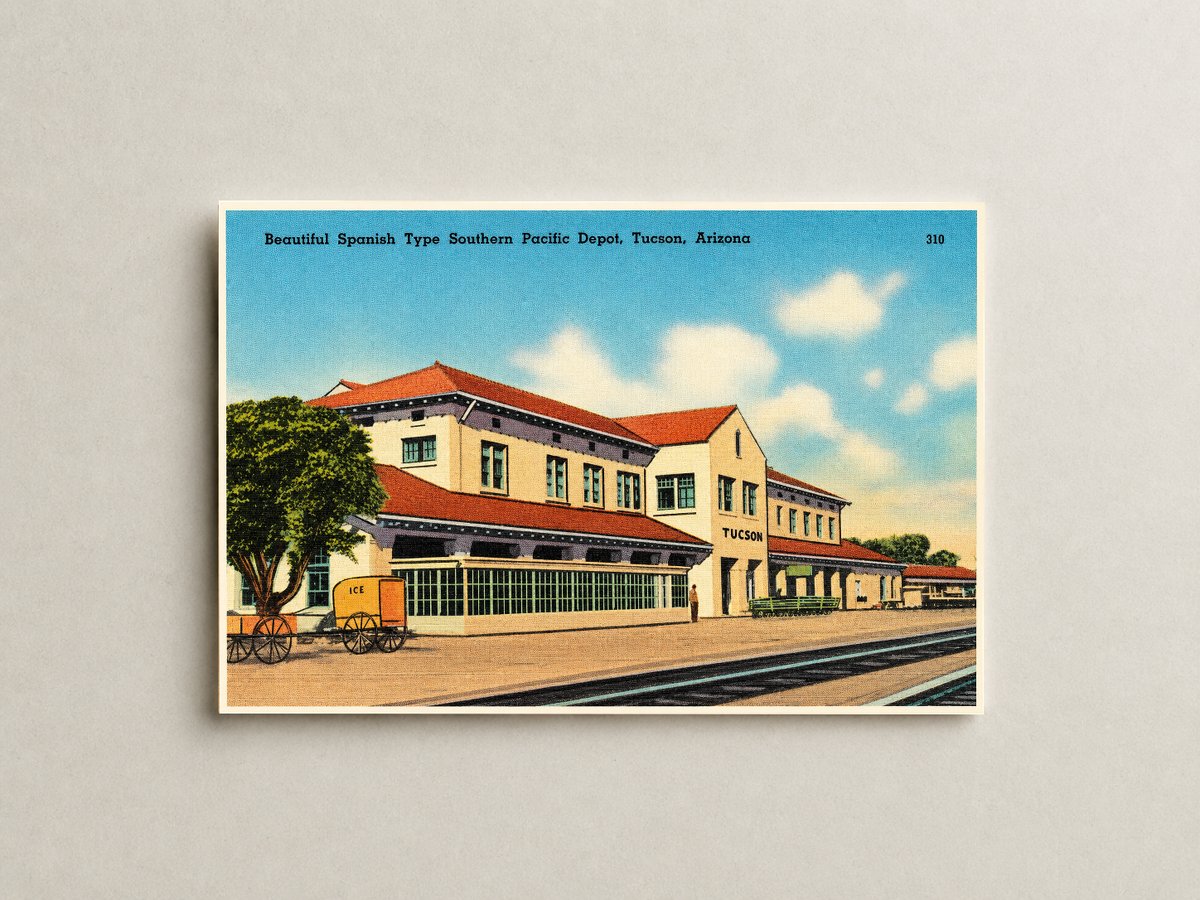 Tucson, AZ: Beautiful Spanish type Southern Pacific Depot