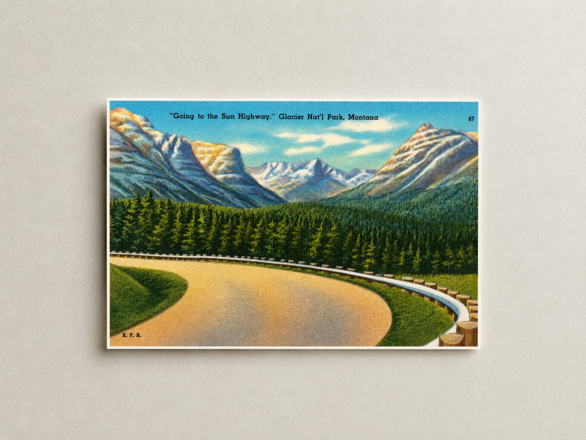 Canada, MT: "Going to the Sun Highway," Glacier National Park