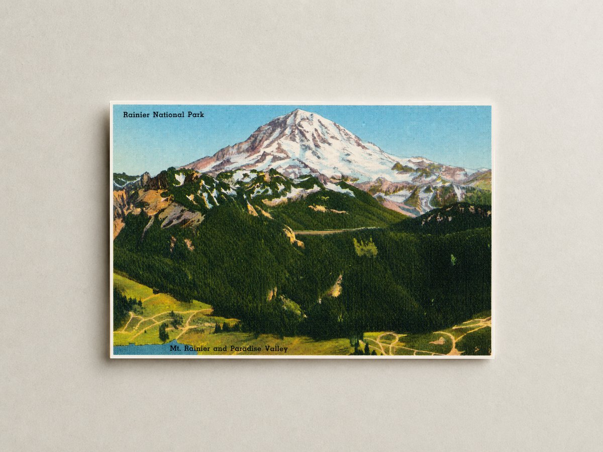 Mount Rainier National Park, WA: Rainier National Park, Mt. Rainier and Paradise Valley