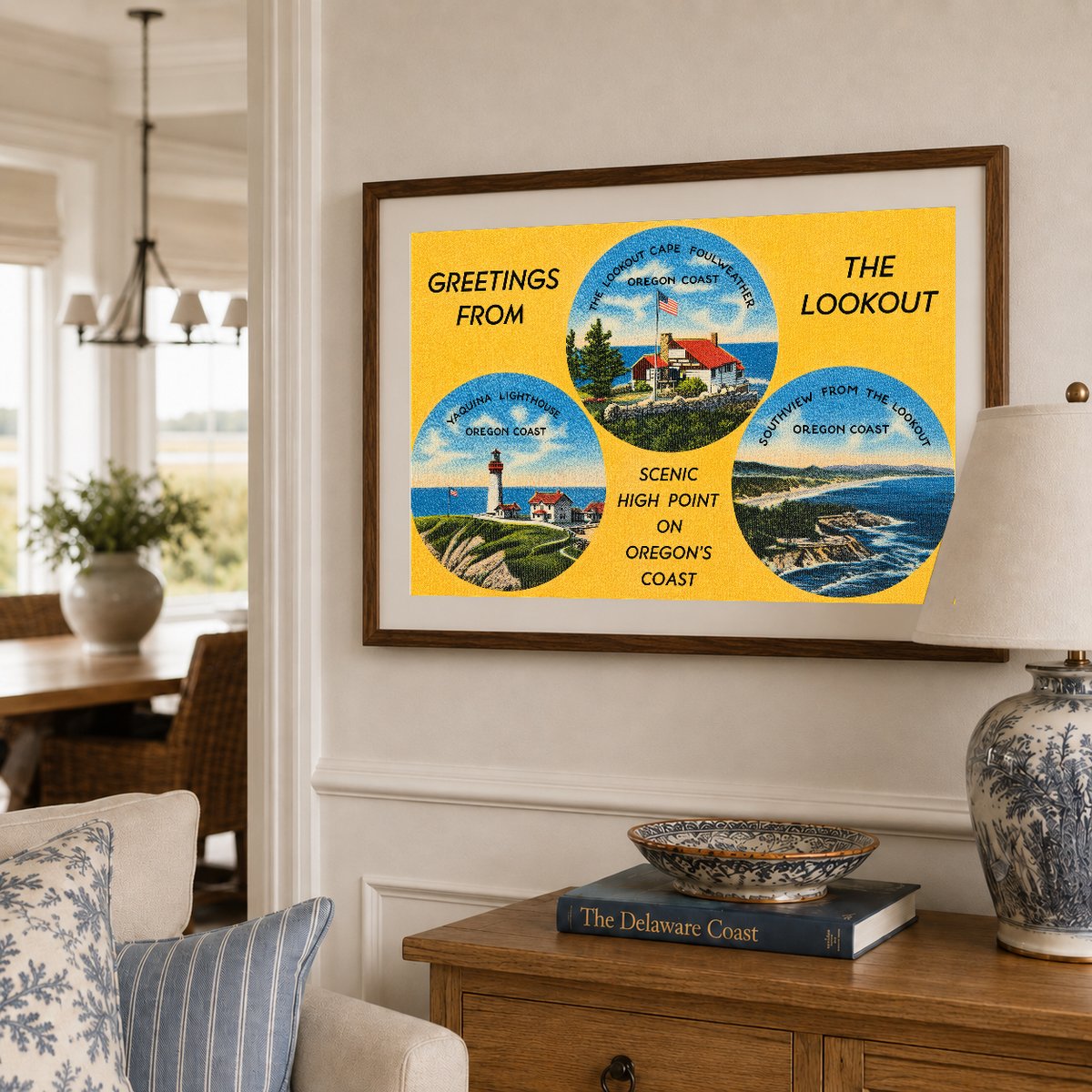 Foulweather, Cape, OR: Greetings from the Lookout, scenic high point on Oregon's coast