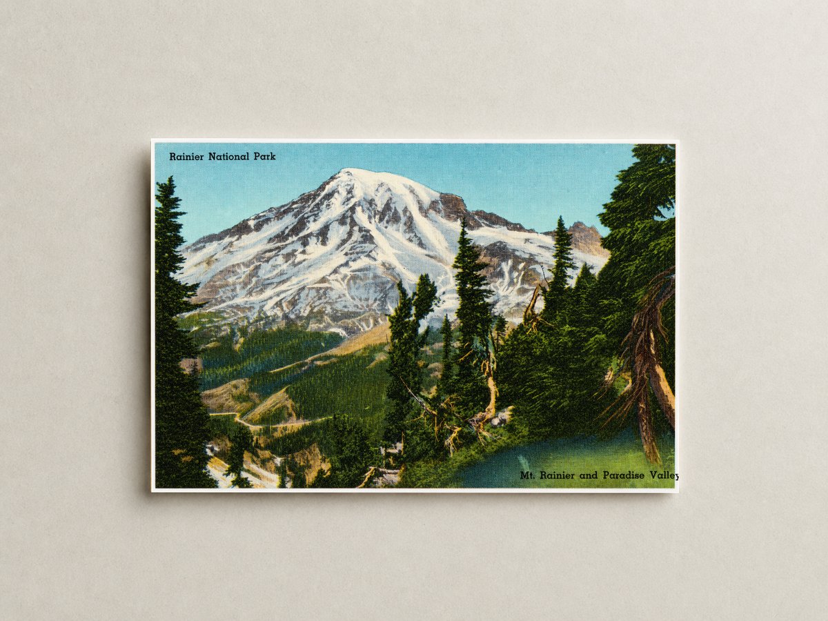 Mount Rainier National Park, WA: Rainier National Park, Mt. Rainier and Paradise Valley