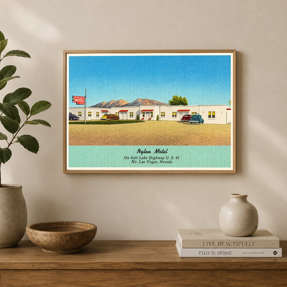 North Las Vegas, NV: Nylen Motel, on Salt Lake Highway U.S. 91, No. Las Vegas