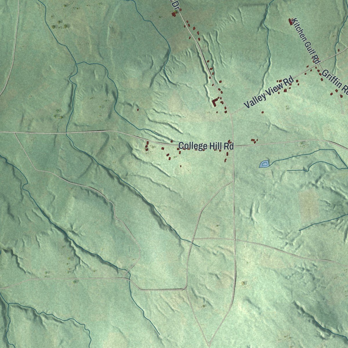 Close-up of the map of Westmoreland, New York print showing street and building detail