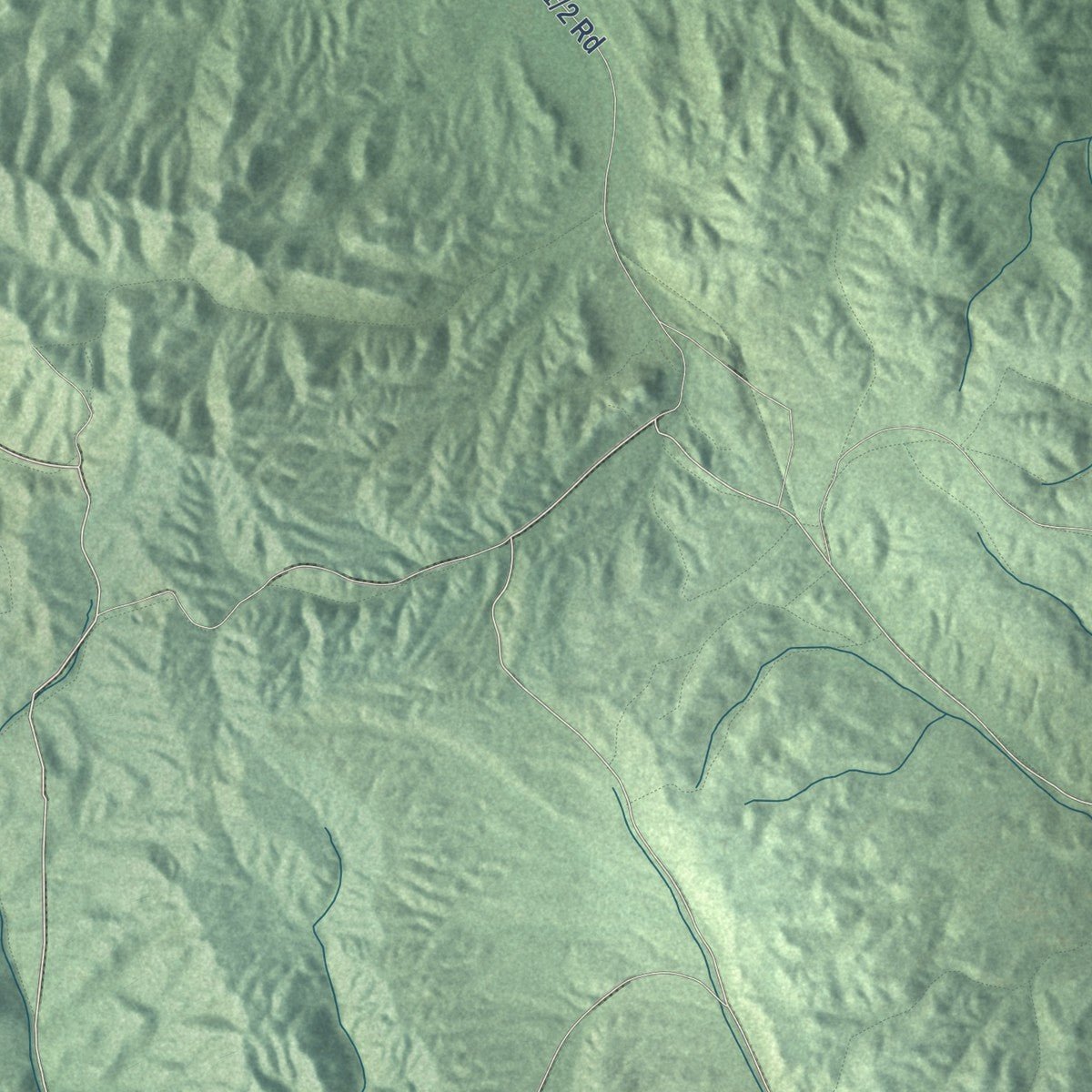 Close-up of the map of Antioch, Michigan print showing street and building detail
