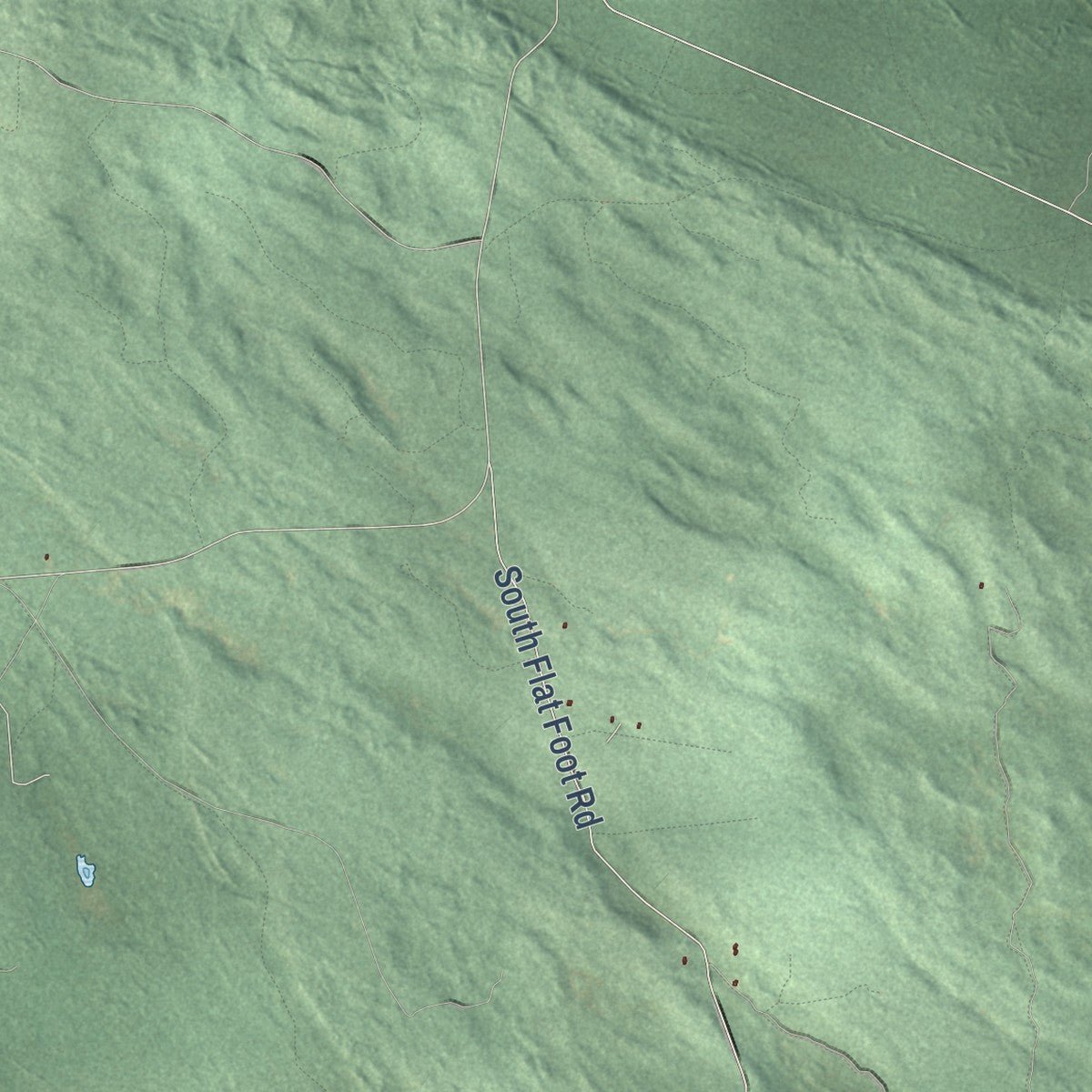 Close-up of the map of Chippewa, Chippewa County, Michigan print showing street and building detail