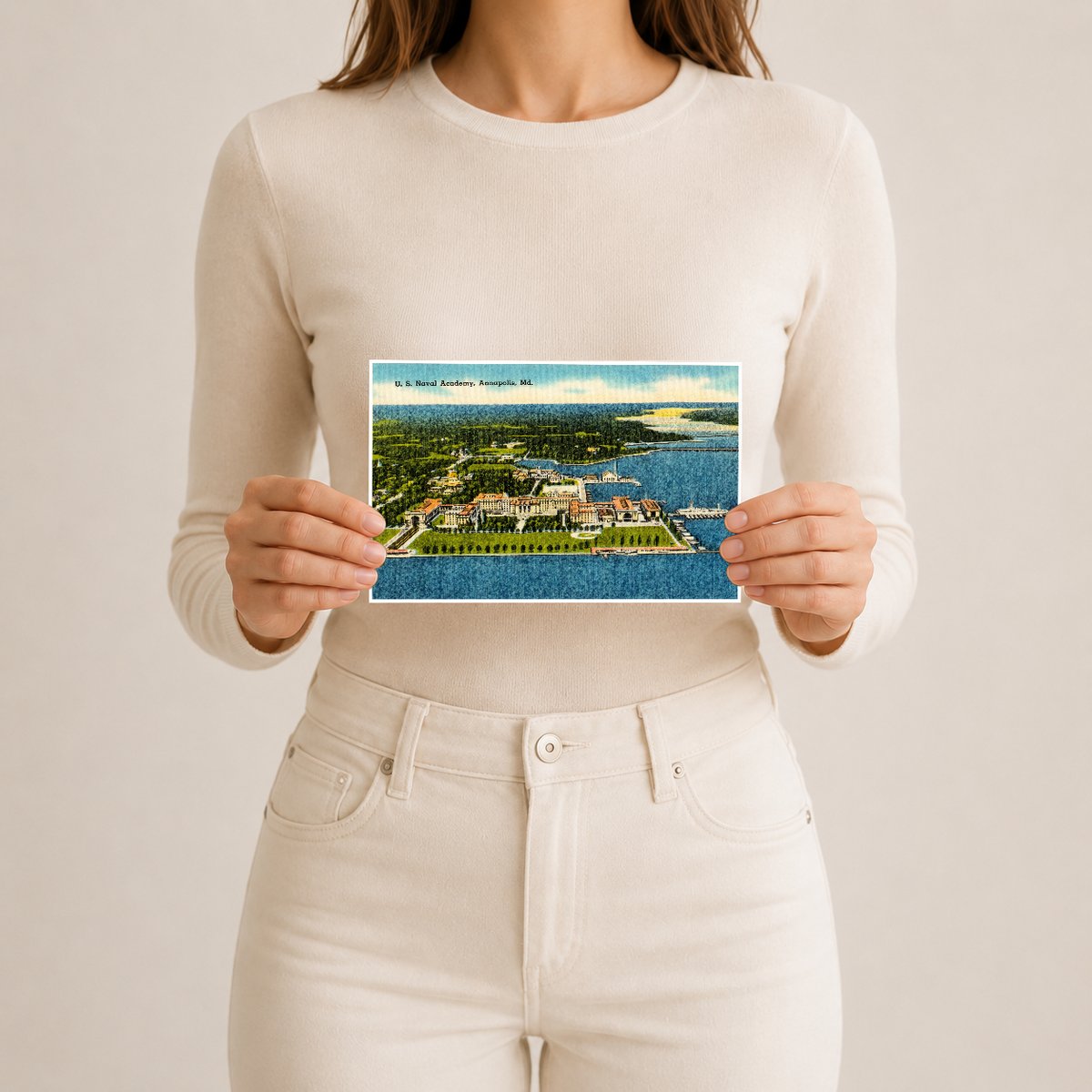 U. S. Naval Academy, Annapolis, MD — Vintage Maryland Postcard