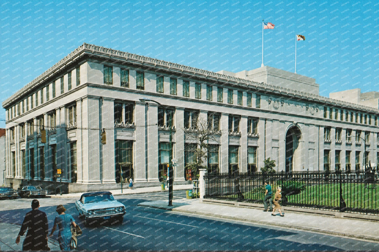 Enoch Pratt Free Library, Baltimore, Maryland — Vintage Maryland Postcard