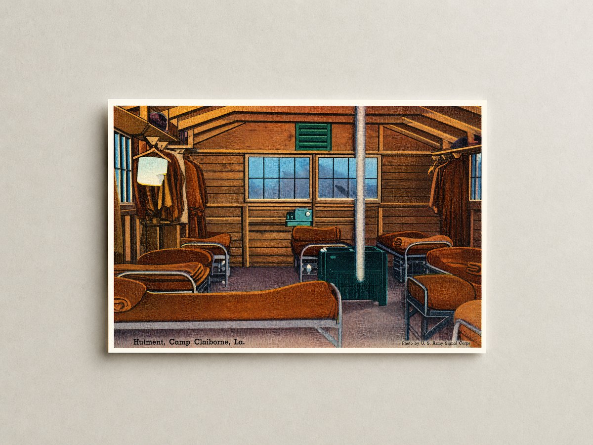 Forest Hill, LA: Hutment, Camp Claiborne