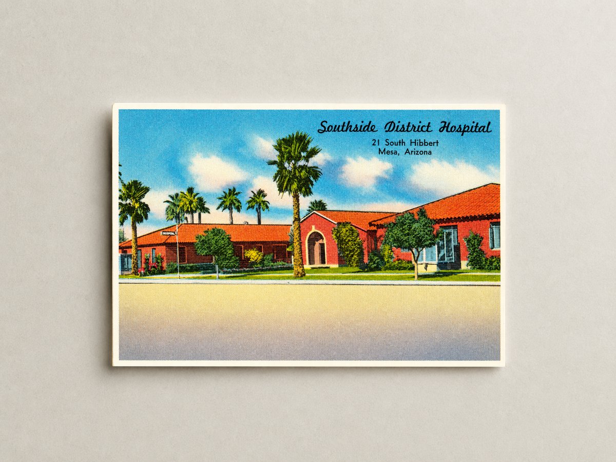 Mesa, AZ: Southside District Hospital, 21 South Hibbert, Mea