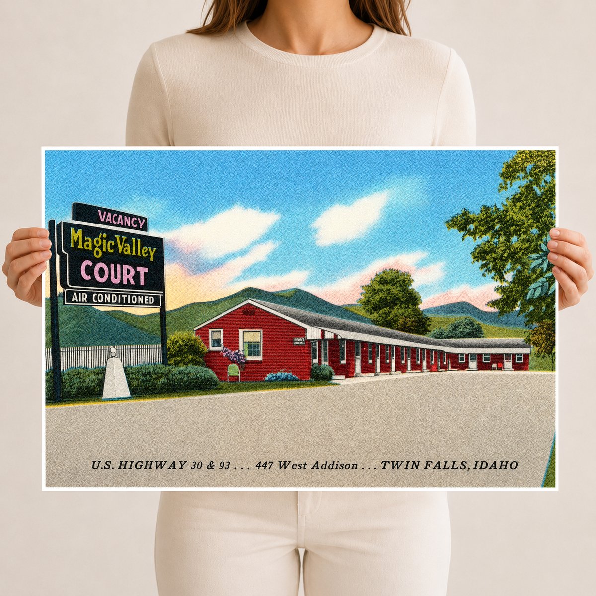 Twin Falls, ID: Magic Valley Court, U.S. highway 30 & 93, 447 West Addison