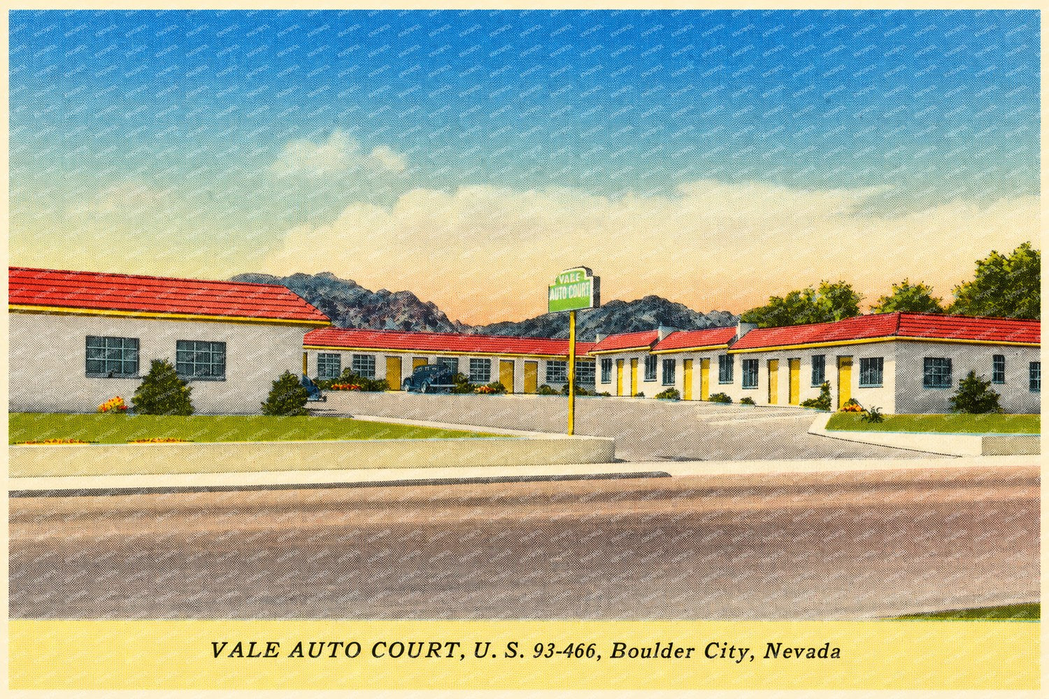 Boulder City, NV: Vale Auto Court, U.S. 93 - 466