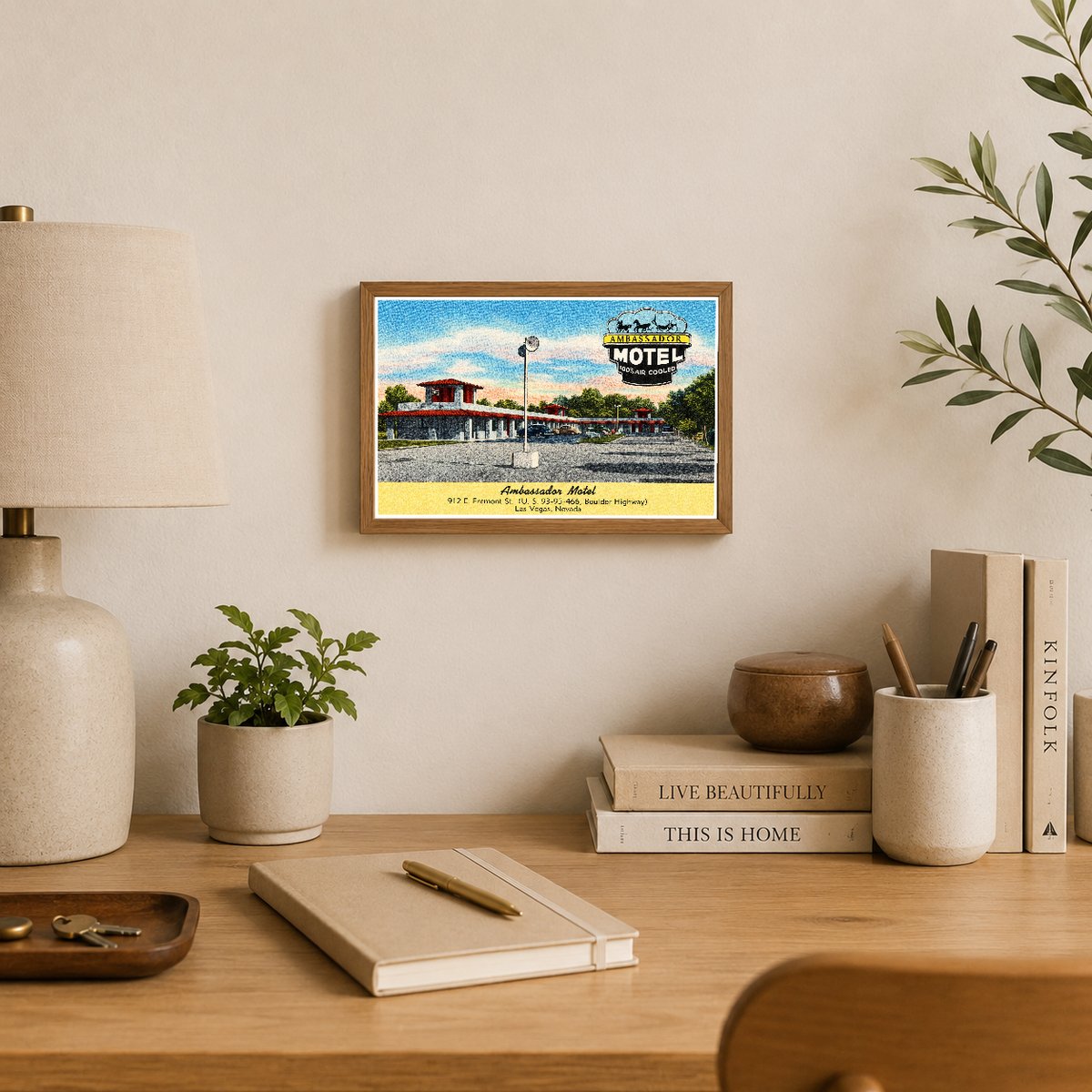 Las Vegas, NV: Ambassador Motel, 912 E. Fremont St. (U.S. 93 - 95 - 466, Boulder Highway)