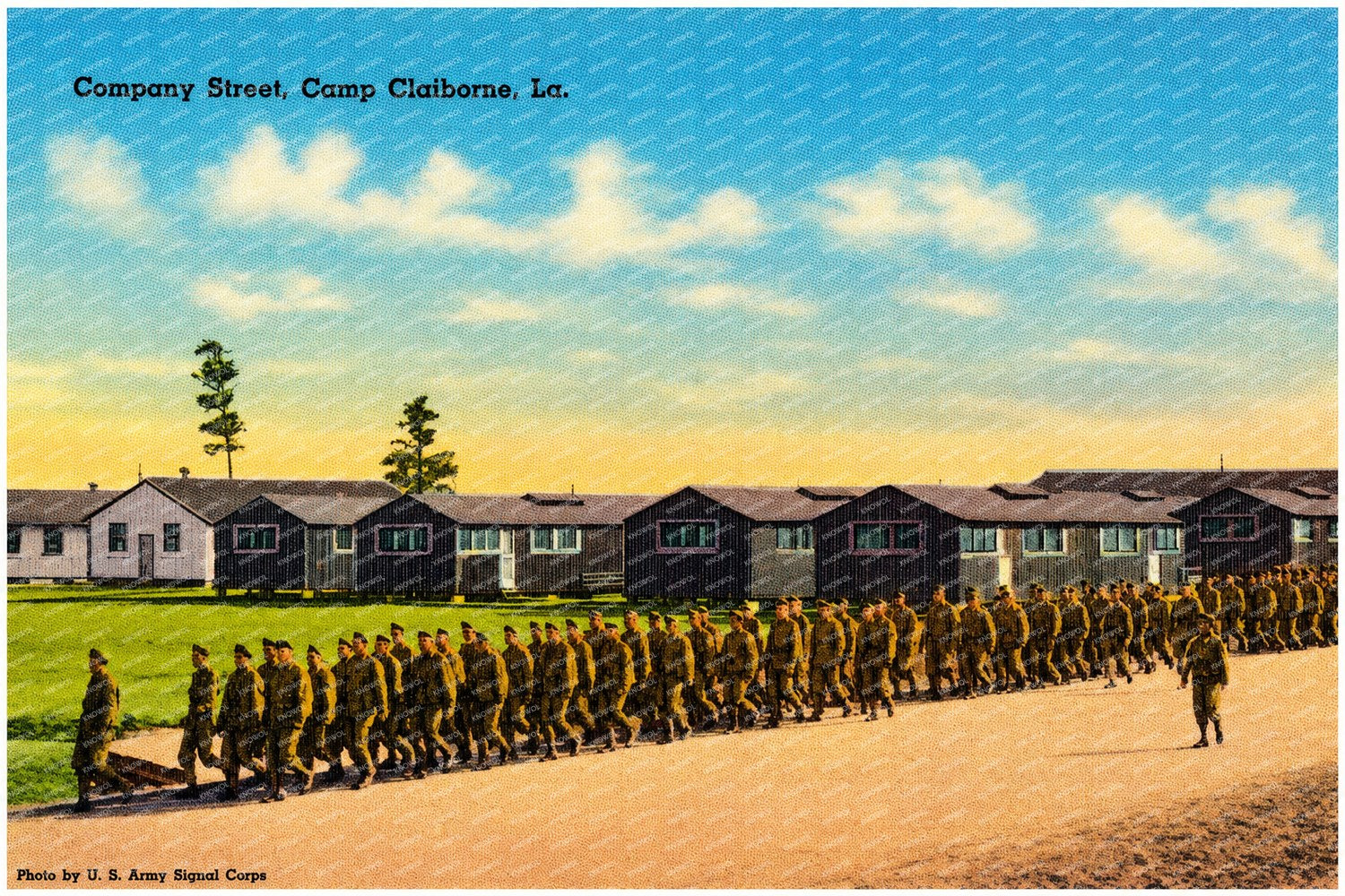 Forest Hill, LA: Company Street, Camp Claiborne