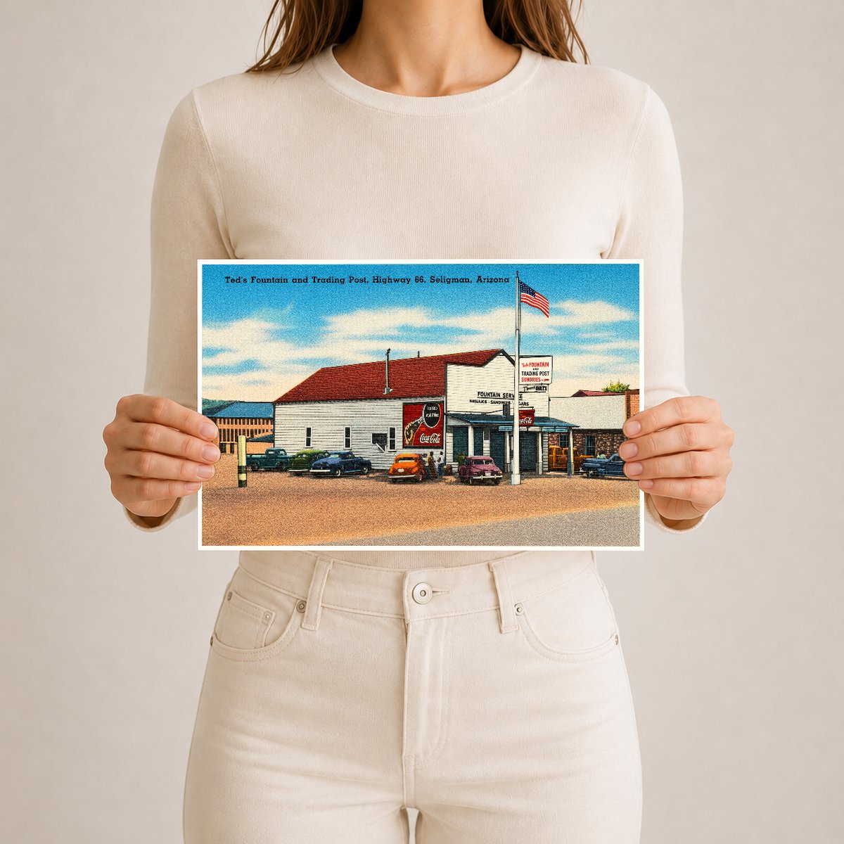 Seligman, AZ: Ted's Fountain and Trading Post, highway 66