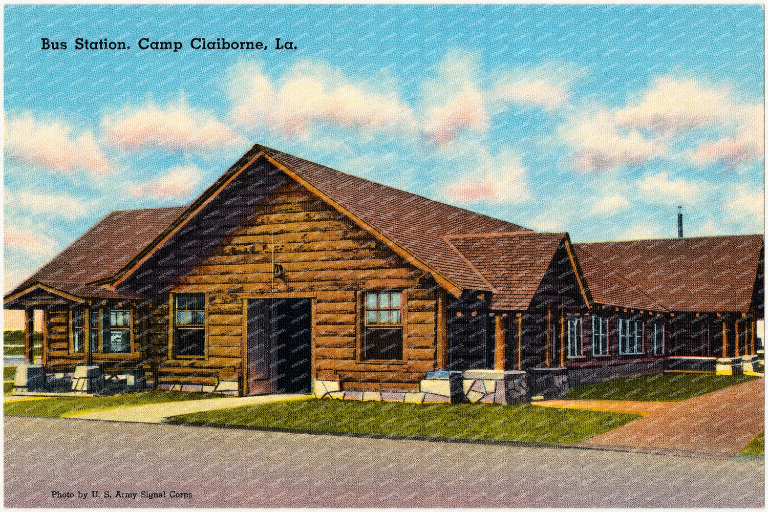 Forest Hill, LA: Bus station, Camp Claiborne