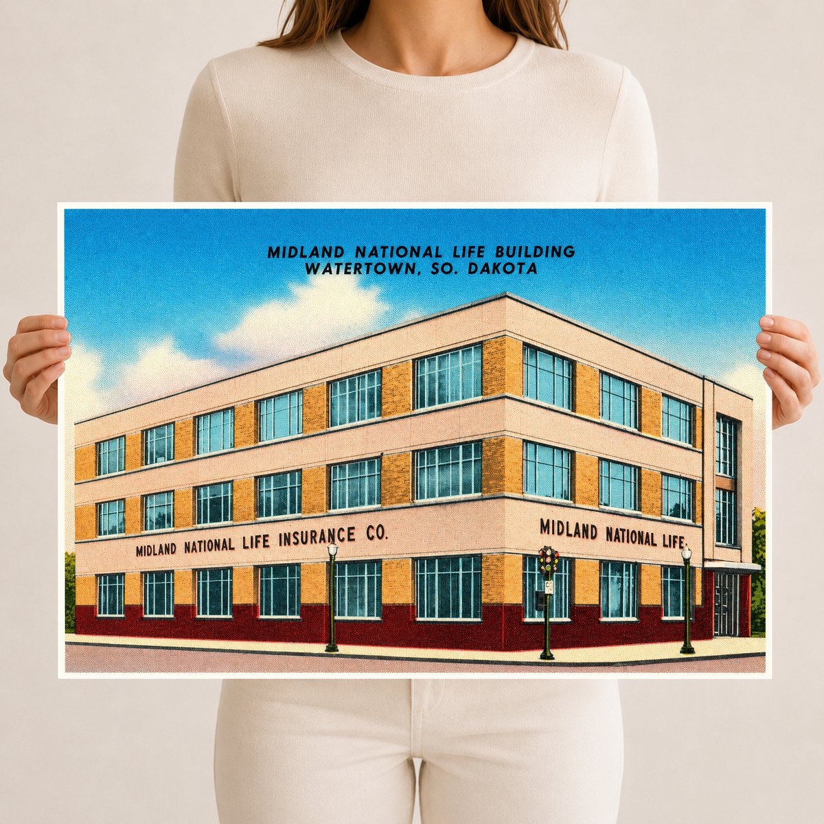 Watertown, SD: Midland National Life Building, Watertown, So. Dakota