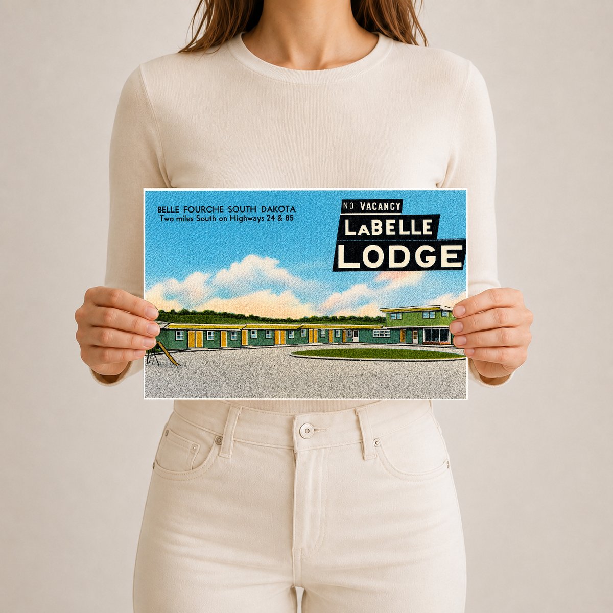 Belle Fourche, SD: LaBelle Lodge, Belle Fourche, South Dakota, two miles South on highways 24 & 85