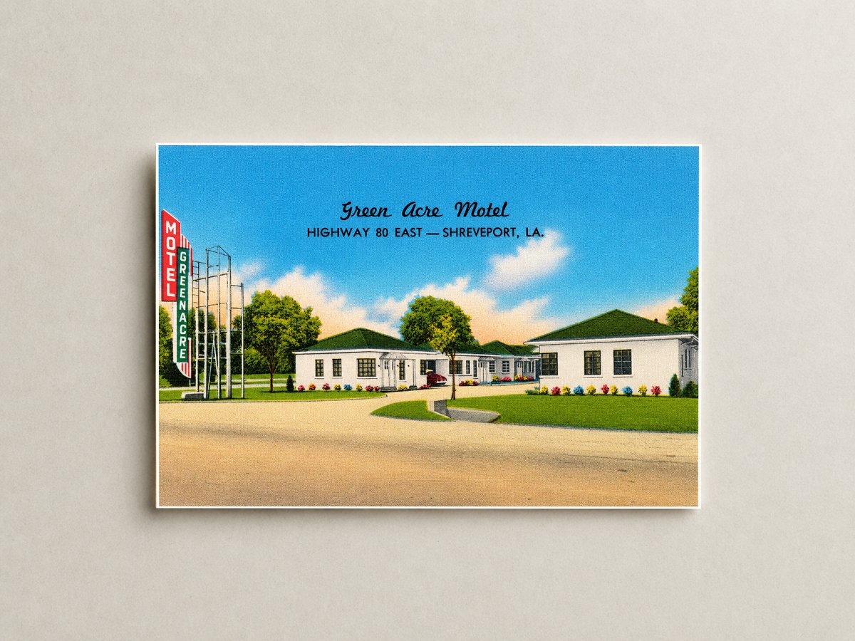 Shreveport, LA: Green Acre Motel, Highway 80 East -- Shreveport