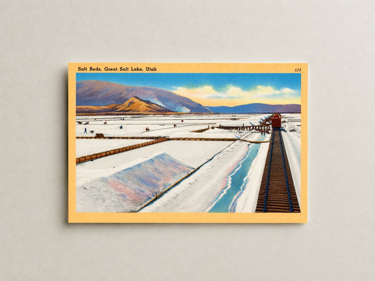 Great Salt Lake, UT: Salt beds