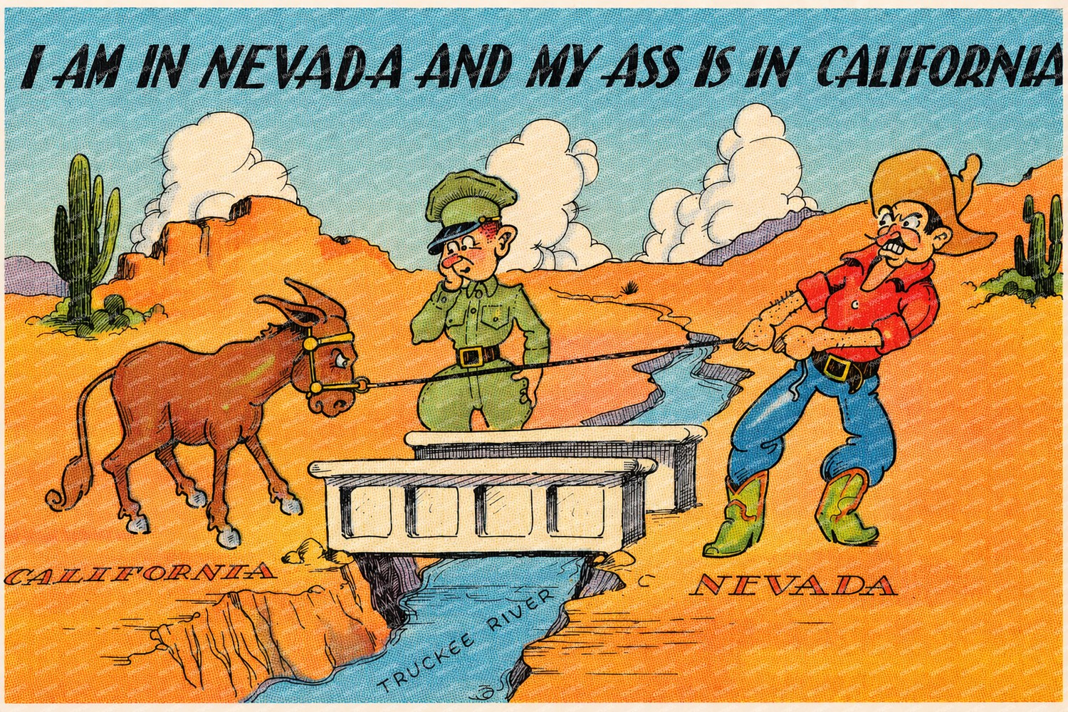 NV: I am in Nevada and my Ass is in California