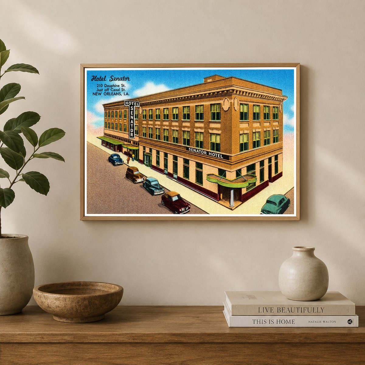 New Orleans, LA: Hotel Senator, 210 Dauphine St., just off Canal St.