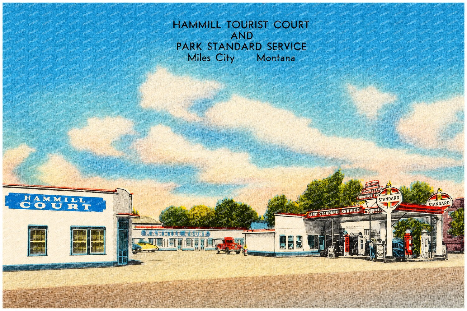 Miles City, MT: Hammill Tourist Court and Park Standard Service