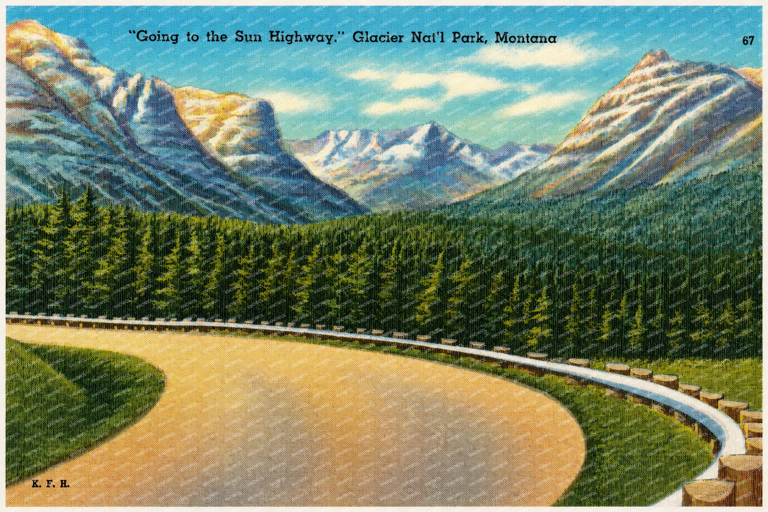 Canada, MT: "Going to the Sun Highway," Glacier National Park