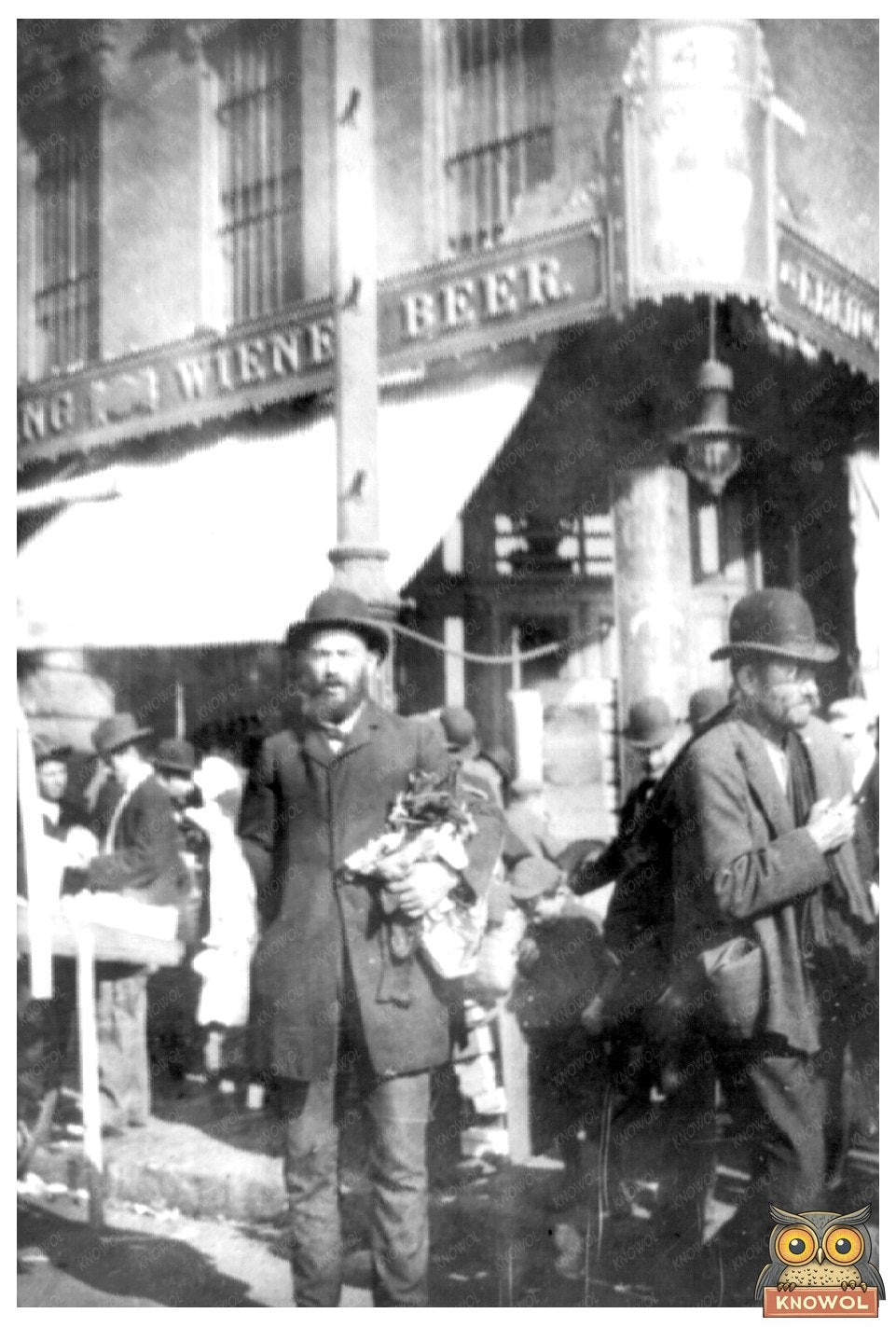 1900s Hester Street Sock Seller in NYCs Bustle