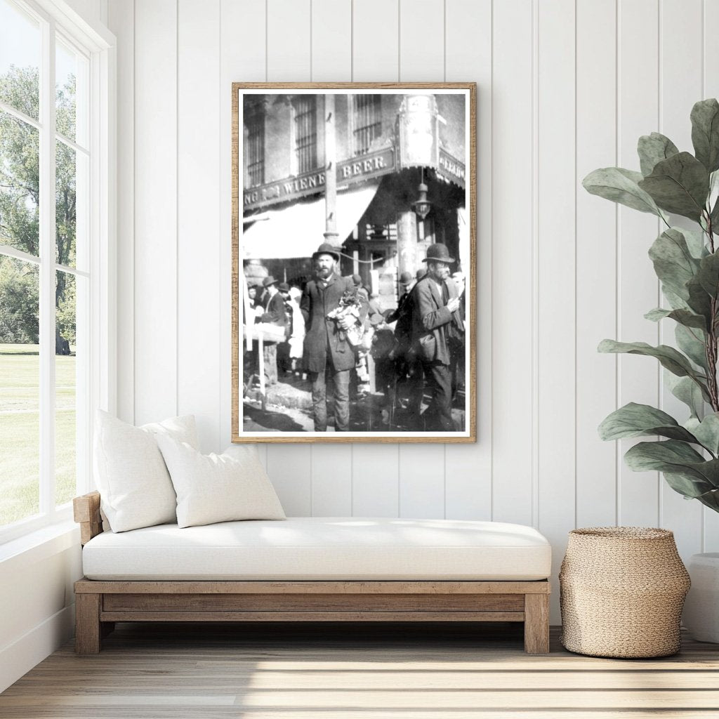 1900s Hester Street Sock Seller in NYCs Bustle