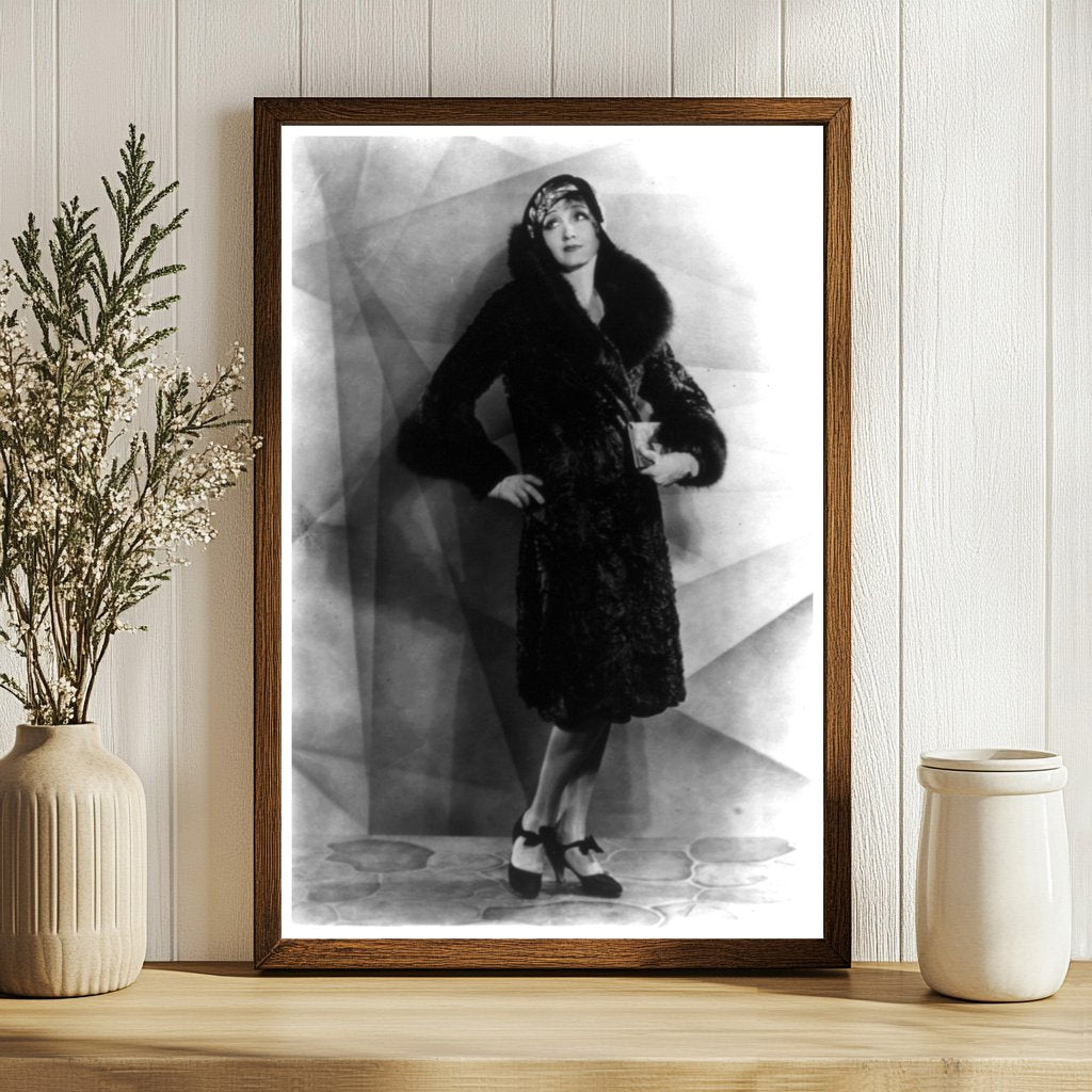 1929 Glamour: Iconic Hollywood Starlet Portrait