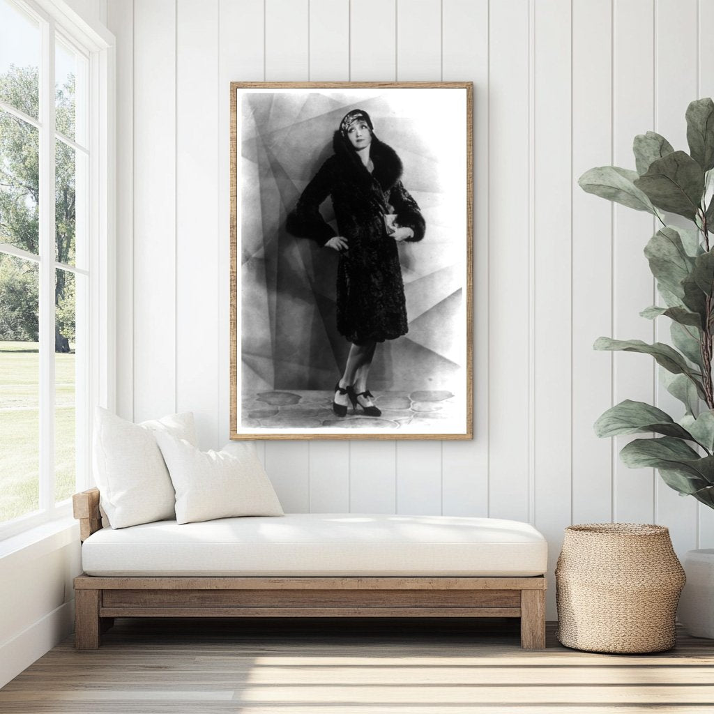 1929 Glamour: Iconic Hollywood Starlet Portrait