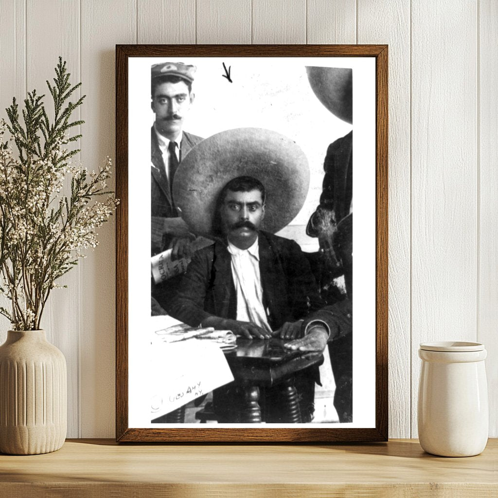 Revolutionary Portrait of Emiliano Zapata, 1910s
