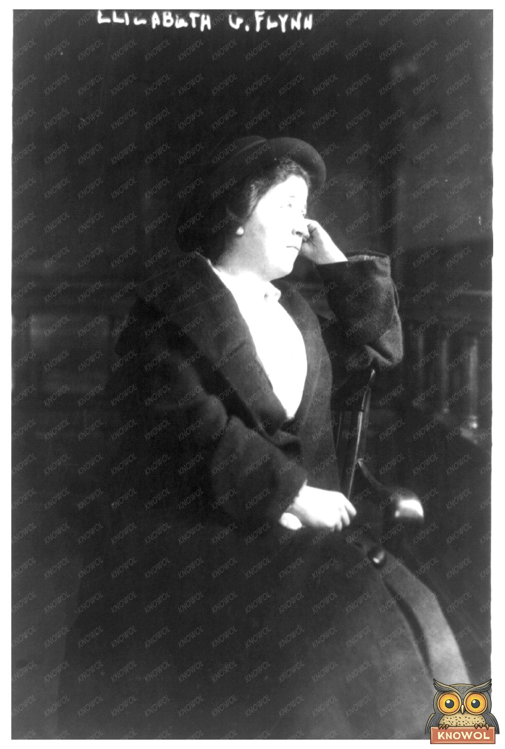 1915 Portrait of Labor Leader Elizabeth Gurley Flynn