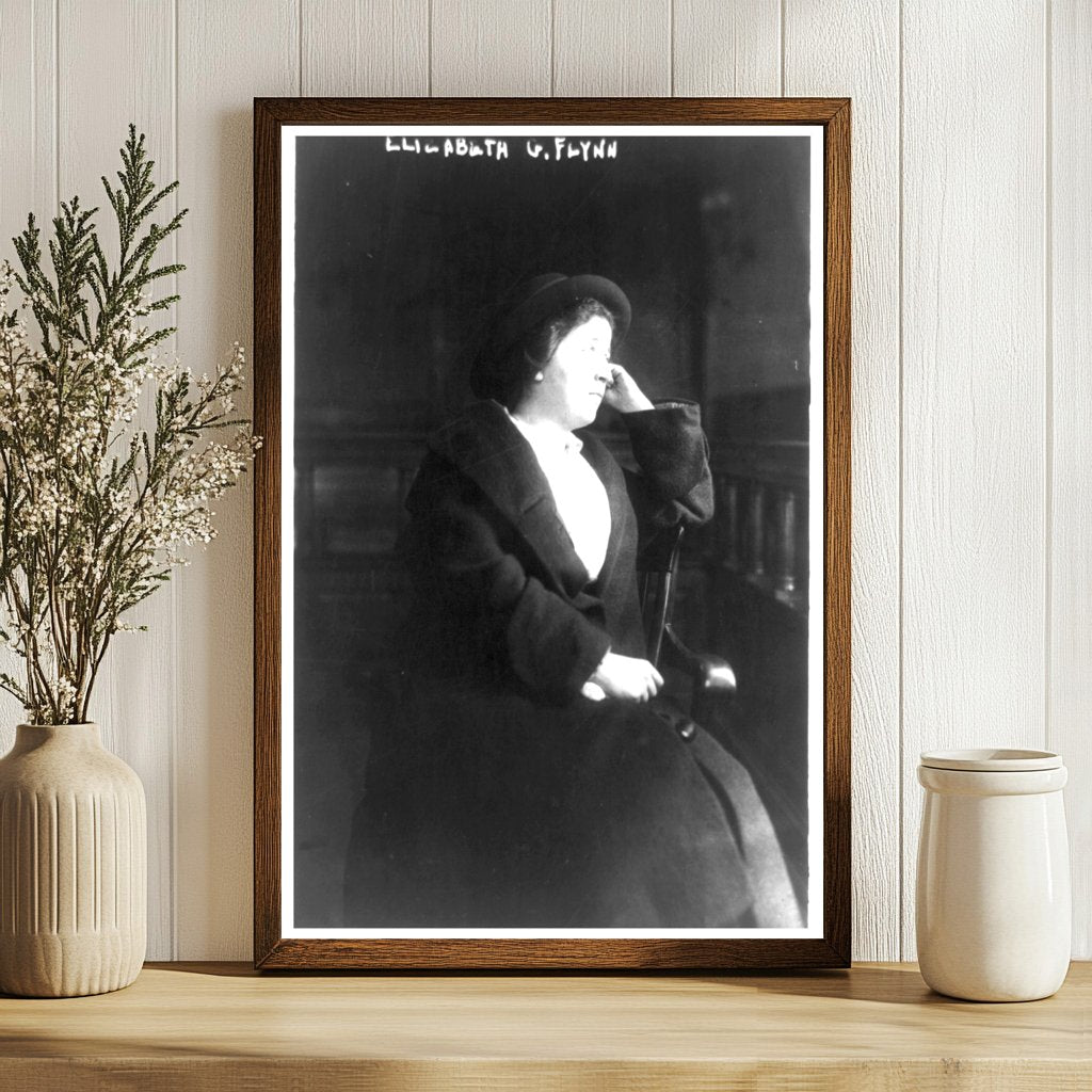 1915 Portrait of Labor Leader Elizabeth Gurley Flynn
