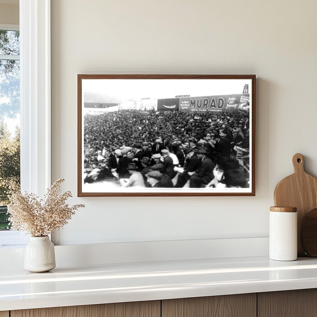 Historic Polo Grounds Crowd at 1922 World Series Opener