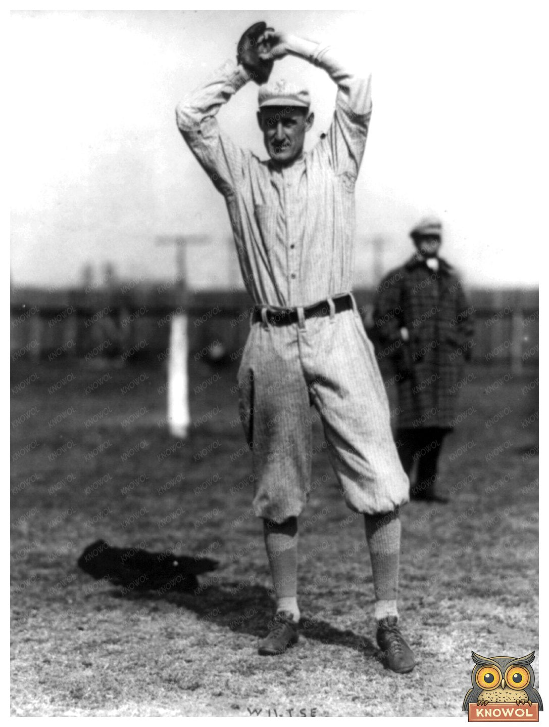 1911 Giants Pitcher Hooking a Strike in New York