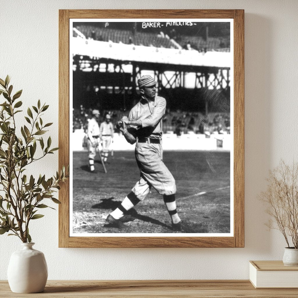 1914 Philadelphia Athletics: Power Hitter in Action