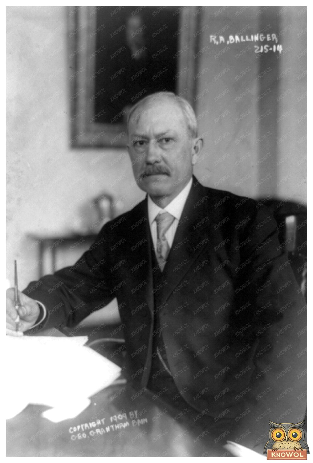 Early 1900s Portrait of a U.S. Secretary of the Interior