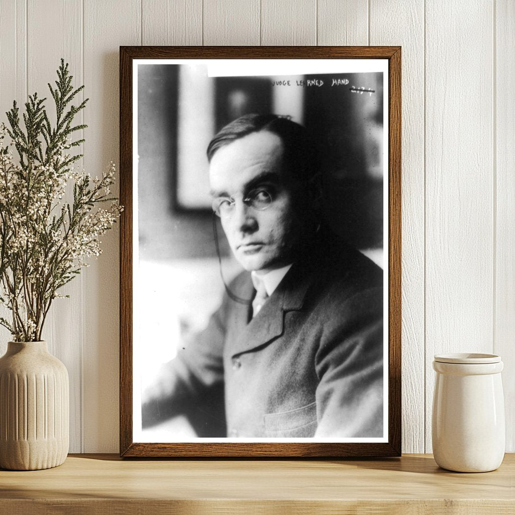 Historic Portrait of Judge Learned Hand, 1924