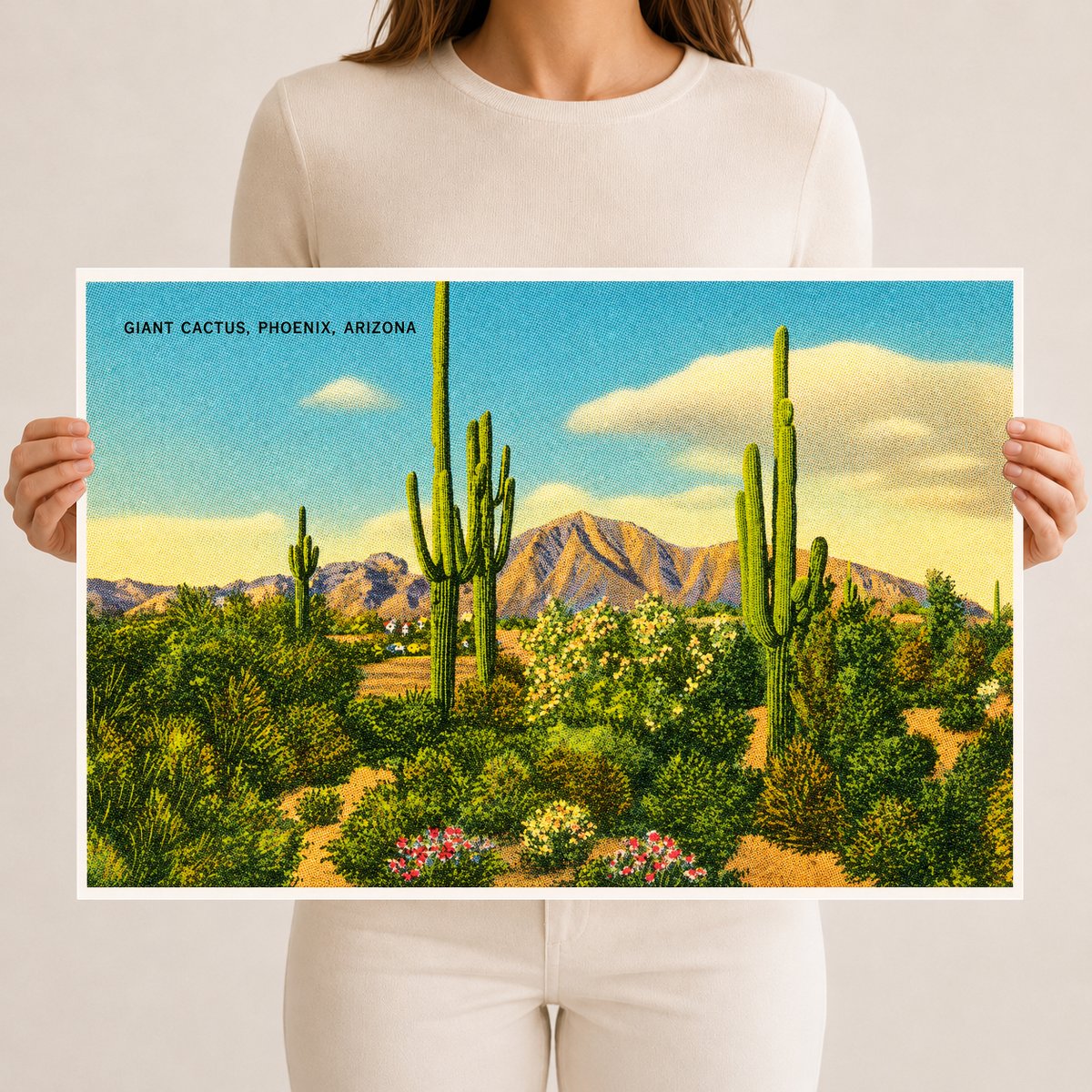 Phoenix, AZ: Giant cactus