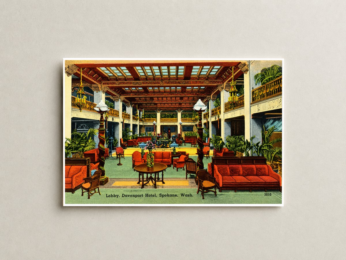 Spokane, WA: Lobby, Davenport Hotel