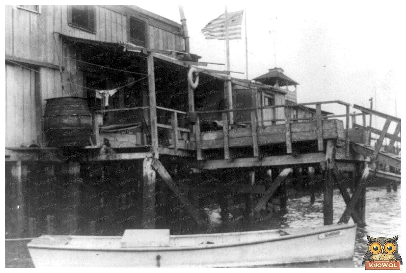 1915 Broad Channel Gondola at Jamaica Bay Entrance