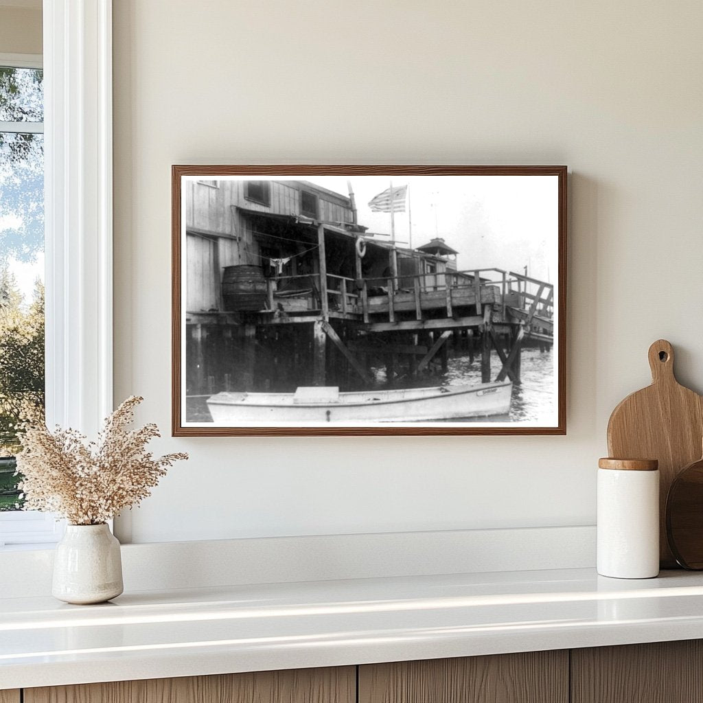 1915 Broad Channel Gondola at Jamaica Bay Entrance