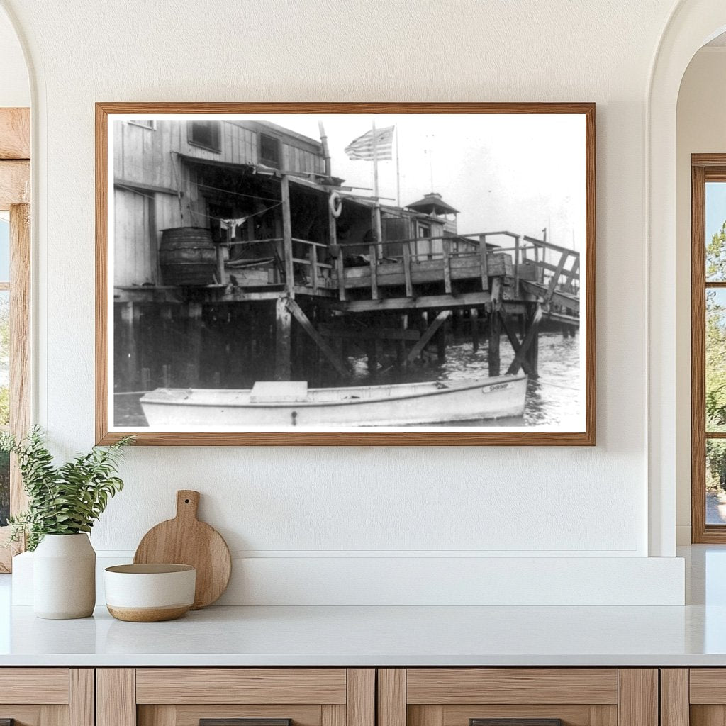 1915 Broad Channel Gondola at Jamaica Bay Entrance