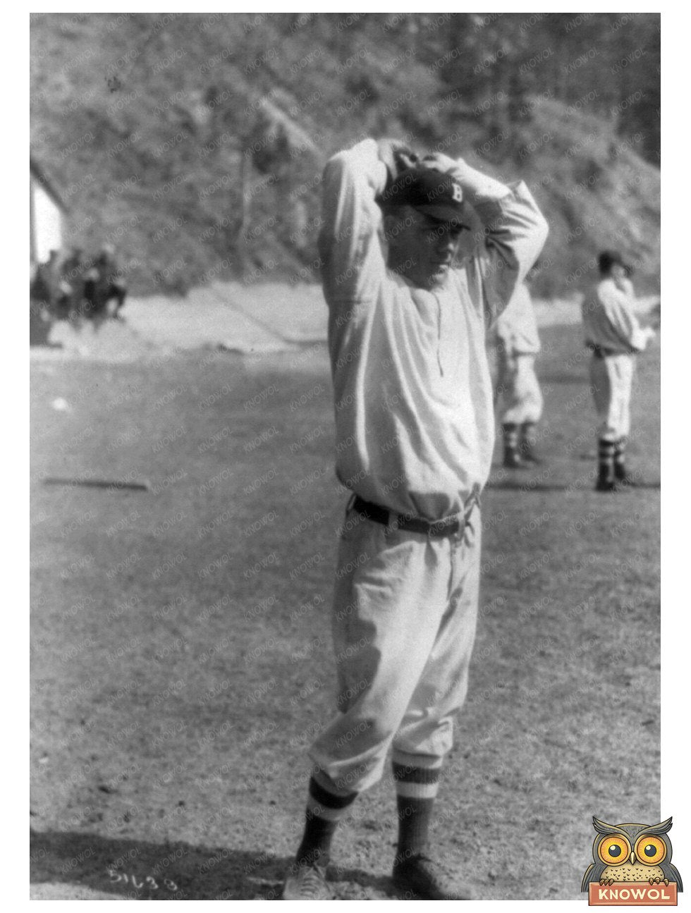 1912 Brooklyn Feds Baseball Player Portrait