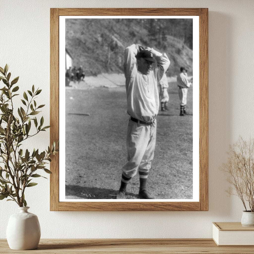 1912 Brooklyn Feds Baseball Player Portrait