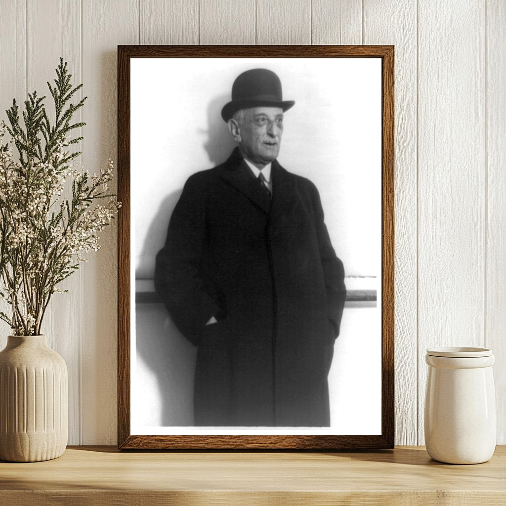 Historic Portrait of a 1920s New York Banker