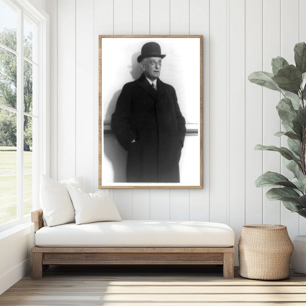 Historic Portrait of a 1920s New York Banker
