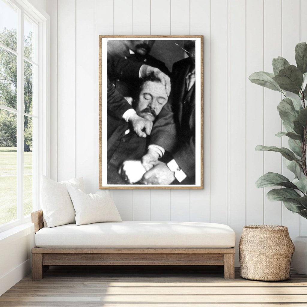 1896 Criminal Identification Portrait - Unique Historic Imag