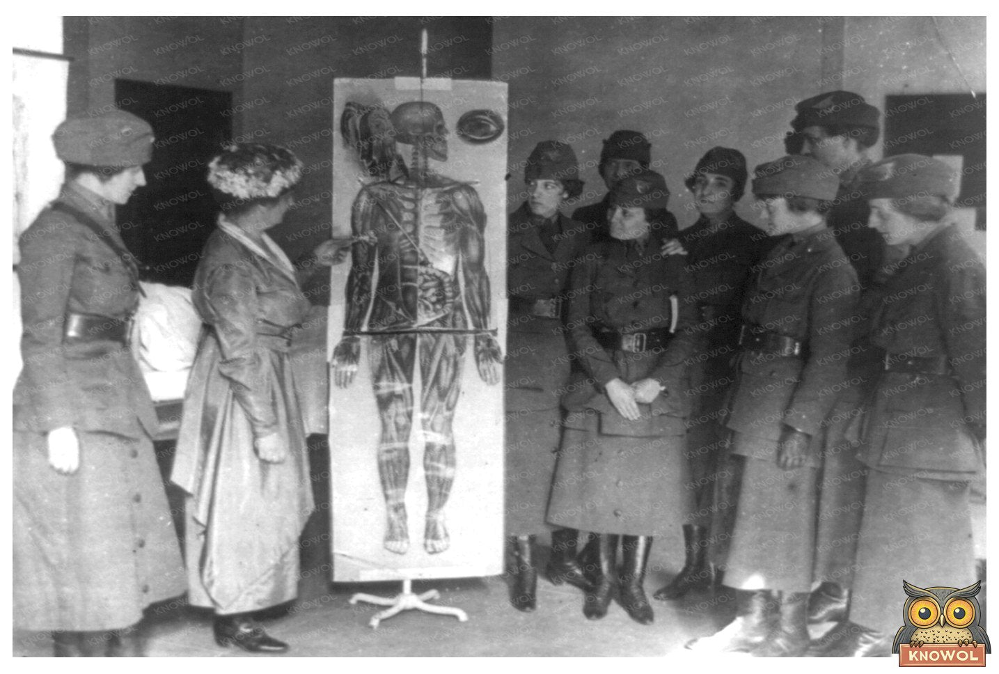Empowered Women of 1918: Anatomy Class at Y.W.C.A.